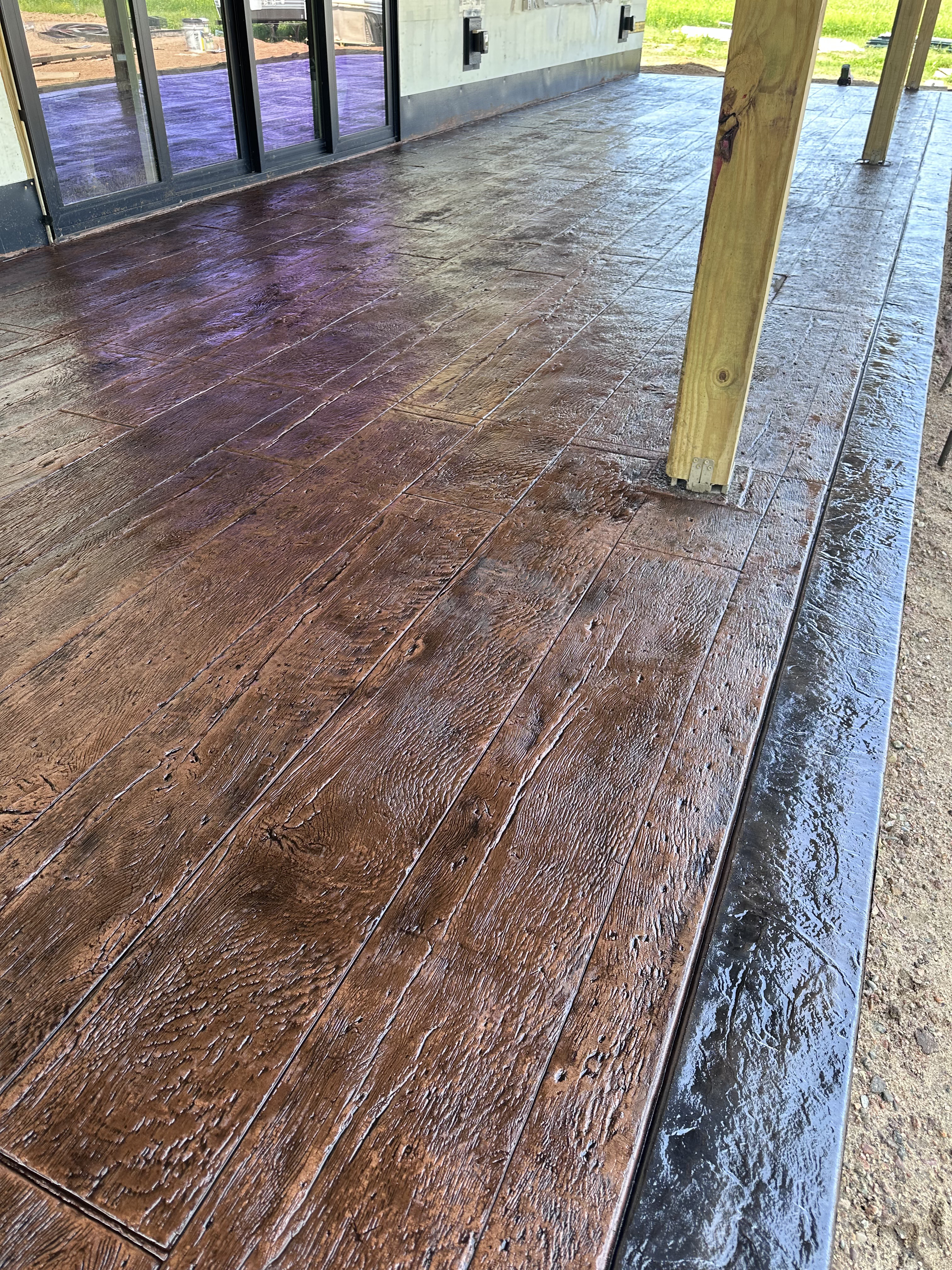 New concrete patio Kronenwetter WI